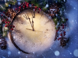 New, headdress, Clock, year, Tips