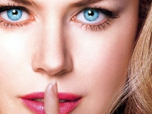 Nicole Kidman, finger, face