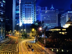 Night, China, Hong Kong