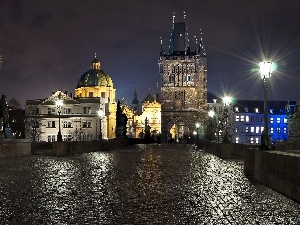 night, Prague