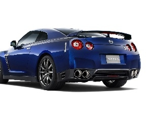 Nissan GT-R, spoiler, Back