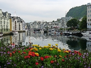 town, Norway, panorama