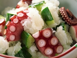 Octopussy, salad