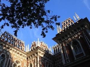 Palace of Catherine II, Tsaritsyno, Russia, Moscow