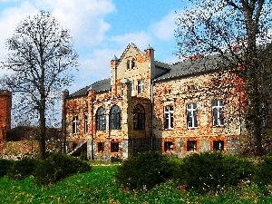 Old Kiszewa, Spring, Castle