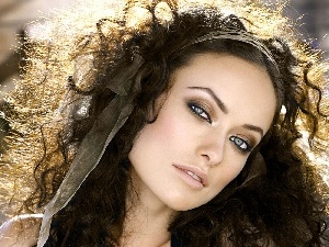 Olivia Wilde, scarf, Women, Hair