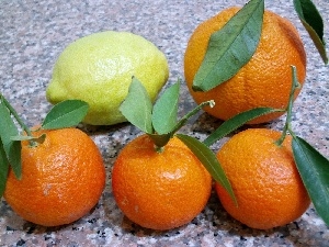 orange, Lemon, Fruits, citrus