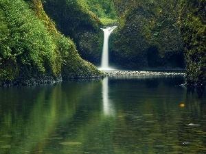 Oregon, George, waterfall, River