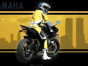 overalls, motorcycle, Yamaha YZF R6