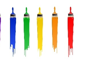 color, Paints, Brushes