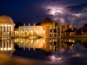 Palms, Pool, Hotel hall, Iberostar