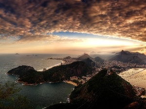 panorama, Cloud, Rio de Janeiro