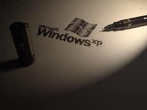 paper, card, windows, pen, XP