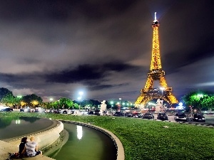 Paris, Eiffla, View, France, tower