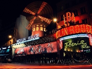 Paris, France, Moulin Rouge