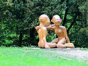 ##, park, sculpture