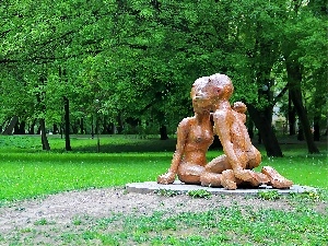 ##, park, sculpture