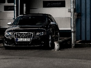 Parked, Black, Audi, S3