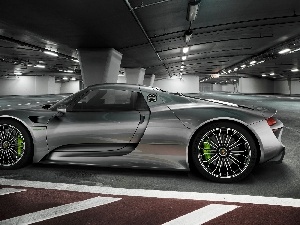 parking, Spyder, Porsche, 918