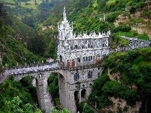 Pasto, forest Lajas Sanctuary, Colombia