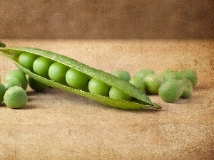 green, pea, pod