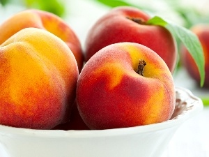 peaches, four