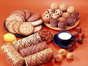 peanuts, milk, Cookies, Muffins, muffins