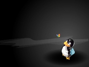 penguin, Linux, Windows XP