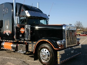 Peterbilt 379, TUNING, Front Truck