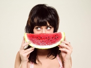 piece, watermelon, Katy Perry