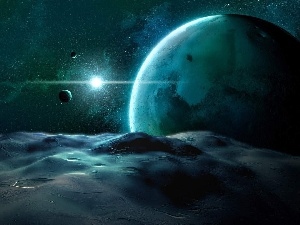 nebula, Planet, universe