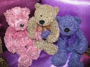 plush, toys, color, bear