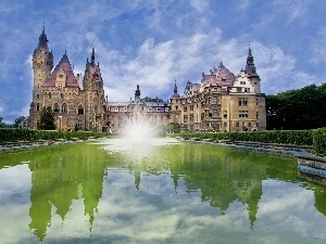 Poland, scrotum, fountain, Castle