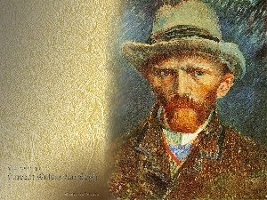 self-portrait, The Grey Hat, Vincent Van Gogh
