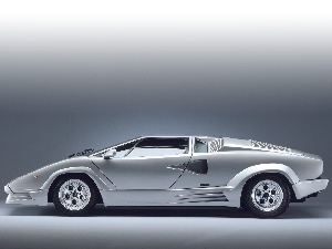 profile, Lamborghini Countach, Left
