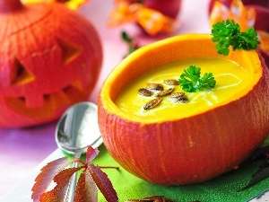 pumpkin, DBZ, soup, cream