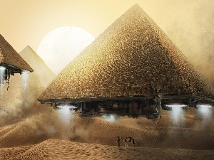 Departing, Pyramids, fantasy