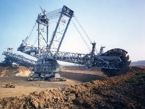 Rheinbraun, quarry, excavator