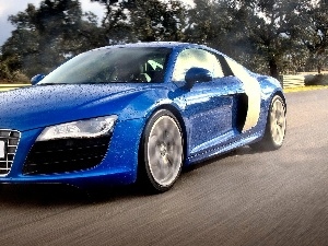 Audi R8, Blue