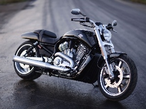 massive, radiator, Harley Davidson V-Rod Muscle