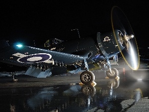 airport, Rain, plane