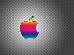 logo, rainbow, Apple