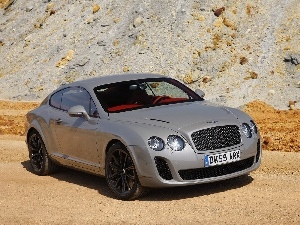 Red, interior, Bentley Continental GTC