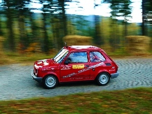 Red, ride, Fiat