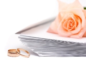 Envelopes, rings, rose