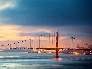 River, Golden Gate, San Francisco, bridge