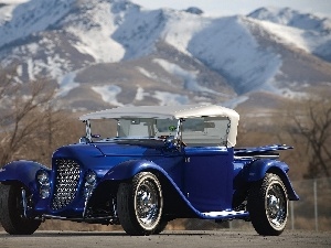 Roadster, Eclipse, blue, 1932, Ford