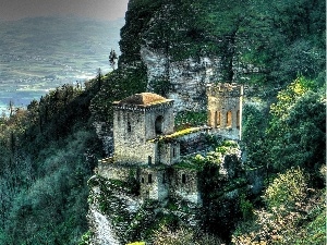 Rock, an, Scotland, Castle