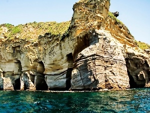 Waves, rocks, sea