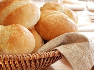 Fresh, Roll, bread